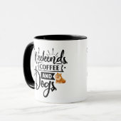 Die Kunst des positiven Hundes | Motivierend Angeb Tasse (Vorderseite Links)