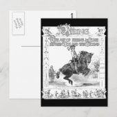 Die Kunst des Reitens Postkarte (Vorne/Hinten)