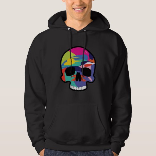 Die Kunst des Skeletts Hoodie (Vorderseite)