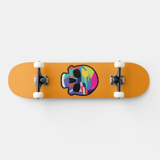Die Kunst des Skeletts Skateboard (Horizontal)