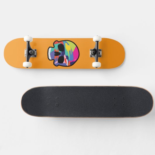 Die Kunst des Skeletts Skateboard (Horizontal)