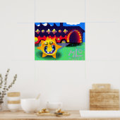 Die Kunst des Sonnenhauses Poster (Küche)