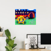 Die Kunst des Sonnenhauses Poster (Heimbüro)