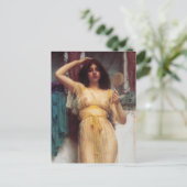 Die Kunst des Spiegels Postkarte (Stehend Vorderseite)