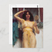 Die Kunst des Spiegels Postkarte (Vorne/Hinten)