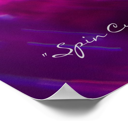 Die Kunst des Spin Cycle Wall Poster (Ecke)