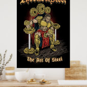 Die Kunst des Stahls - Poster (Küche)
