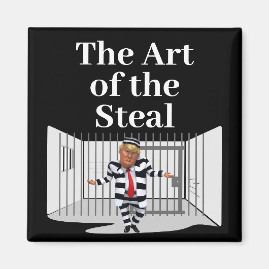 Die Kunst des Steal Trump Magnet (Vorne)