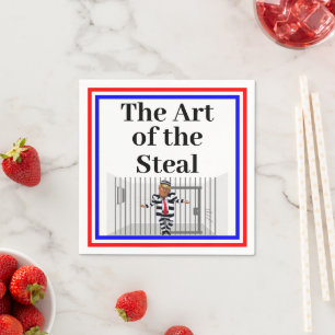 Die Kunst des Steal Trump Paper Napkin Serviette