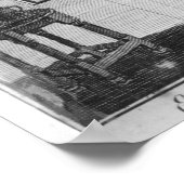 Die Kunst des Strumpf-Rahmen-Arbeitens Poster (Ecke)