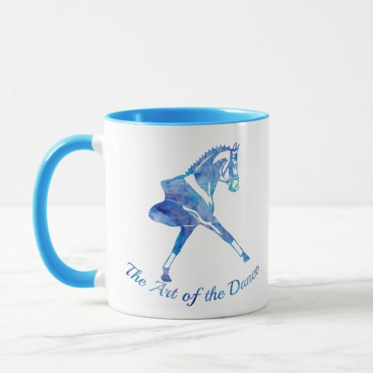 Die Kunst des Tanzdressage-Pferds - Tasse (Links)