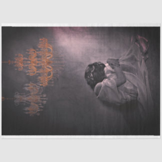 Die Kunst des Traurigkeitszweigs: Dekoupage Tissue Seidenpapier