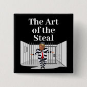 Die Kunst des Trump-Sticks Button (Vorderseite)