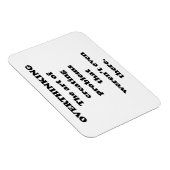 Die Kunst des Überdenkens - ein lustiger Büro Humo Magnet (Rechte Seite)