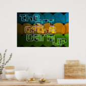 Die Kunst des warmen Posters Poster (Küche)
