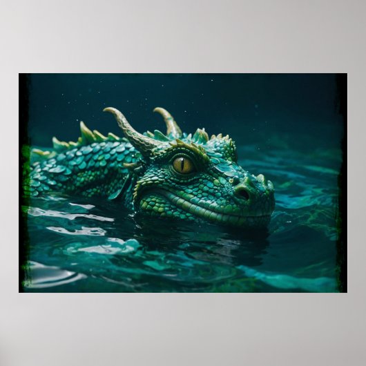 Die Kunst des Wasserdrachen Poster (Vorne)