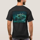 Die Kunst des Wasserdrachen T-Shirt (Rückseite)