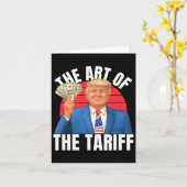 Die Kunst des Zollhandels Trump Mann Frau Liberat Karte (Gelbe Blume)