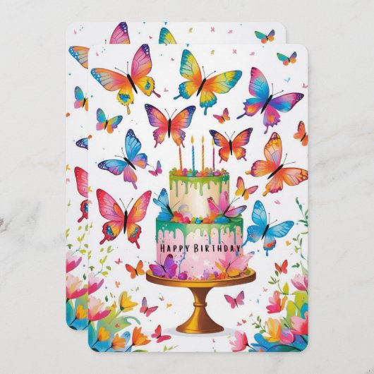 Die Kunst eines Schmetterlingsträumes - Geburtskar (Vorne/Hinten)