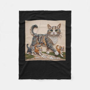Die Kunst, Felsen in Form einer Katze anzuordnen Fleecedecke