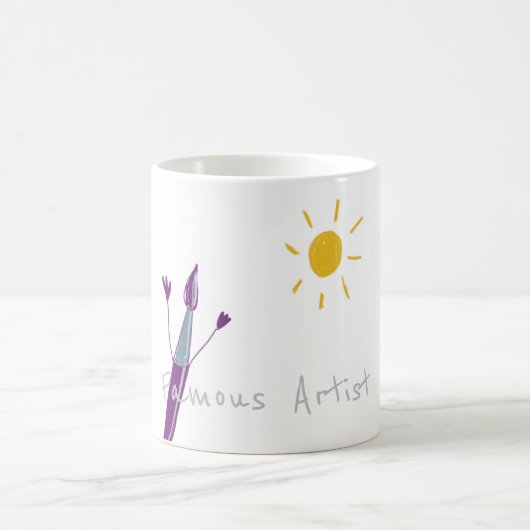 Die Kunst Ihres Kindes auf einer Tasse (Mittel)