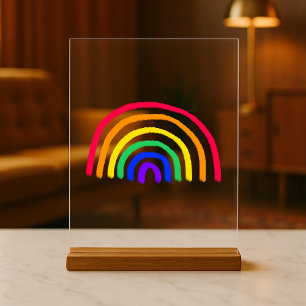 Die Kunst Ihres Kindes Zeichnend Kinder hochlade Acrylschild