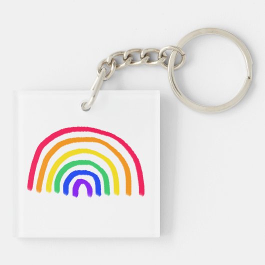 Die Kunst Ihres Kindes | Zeichnend Kinder hochlade Schlüsselanhänger (Rückseite)