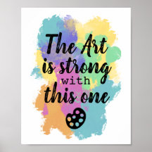 Die Kunst ist stark mit diesem - künstlerisches Zi