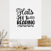 Die Kunst lesen ist zum Lesen bereit Poster (Küche)