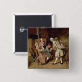 Die Kunst-Liebhaber oder der Maler, 1860 (Platte) Button (Vorne & Hinten)