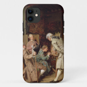 Die Kunst-Liebhaber oder der Maler, 1860 (Platte) iPhone 11 Hülle