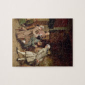 Die Kunst-Liebhaber oder der Maler, 1860 (Platte) Puzzle (Horizontal)