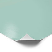 Die Kunst unter dem Blau Poster (Ecke)
