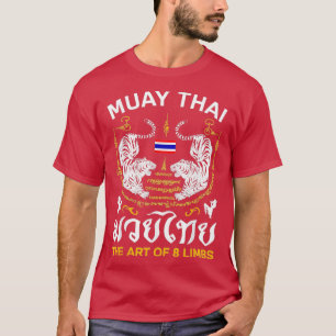 Die Kunst von 8 Limbs Sak Yant Tiger Muay Thai Ges T-Shirt