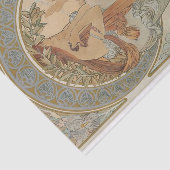 Die Kunst von Alphonse Mucha Seidenpapier (Ausschnitt)