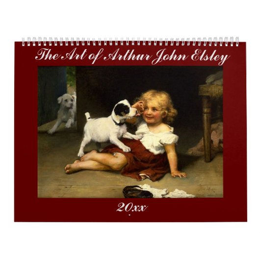 Die Kunst von Arthur John Elsley Kalender (Titelbild)