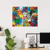 Die Kunst von Florenz Poster (Heimbüro)