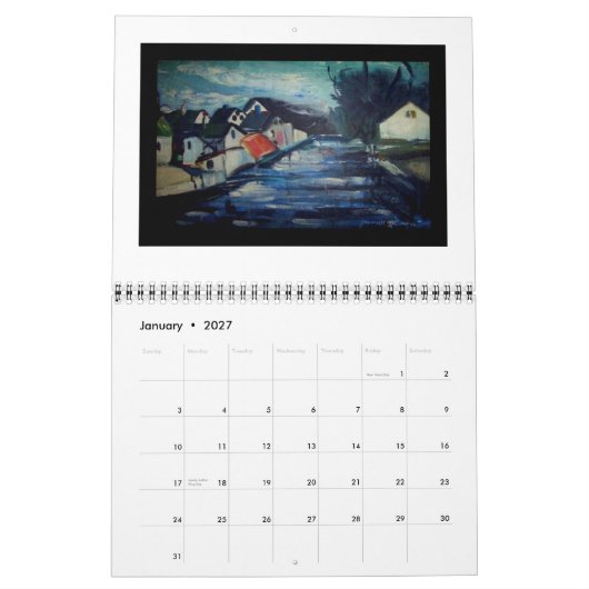 Die Kunst von Johnny E.SJ. Otilano Kalender (Jan 2027)