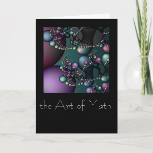 Die Kunst von Mathe Karte (Vorderseite)