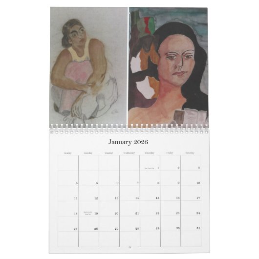 Die Kunst von Norma Gladstone Kalender (Jan 2026)
