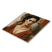 Die Kunst zwischen uns - buntes Portrait Fliese (Seite)