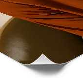 Die Kunst zwischen uns - buntes Portrait Poster (Ecke)