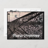 Die Kunstbrücke - Brücke von Lover Postkarte (Vorne/Hinten)