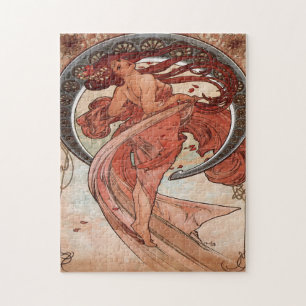 Die Künste - Tanz (1898) Alphonse Mucha Puzzle