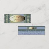 Die Kunsthandwerkskarte Mini Visitenkarte (Vorne/Hinten)