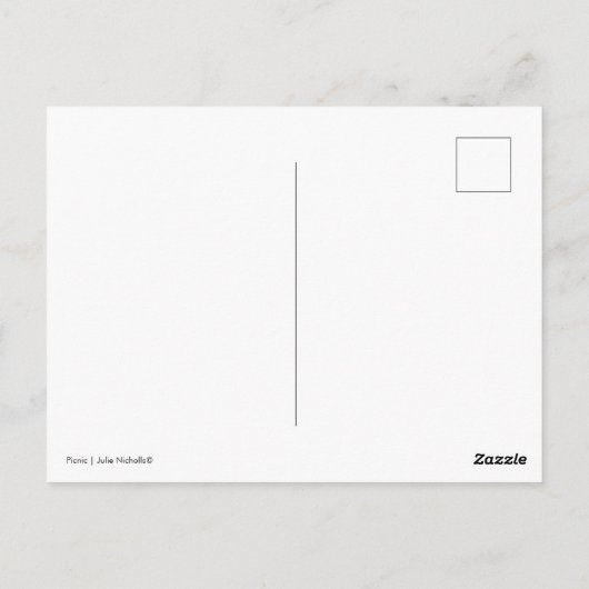 Die kunsthistorische Akrylenmalerei Postkarte (Rückseite)