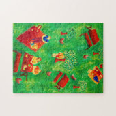 Die kunsthistorische Akrylenmalerei Puzzle (Horizontal)