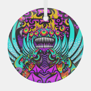 Die Kunstkriege füttern - Ken Gage Art Ornament Aus Glas