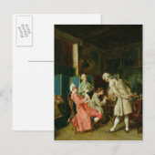 Die Kunstkritiker von 1878 Postkarte (Vorne/Hinten)