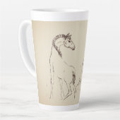 Die Künstlerin Latte Tasse (Linke Ecke)